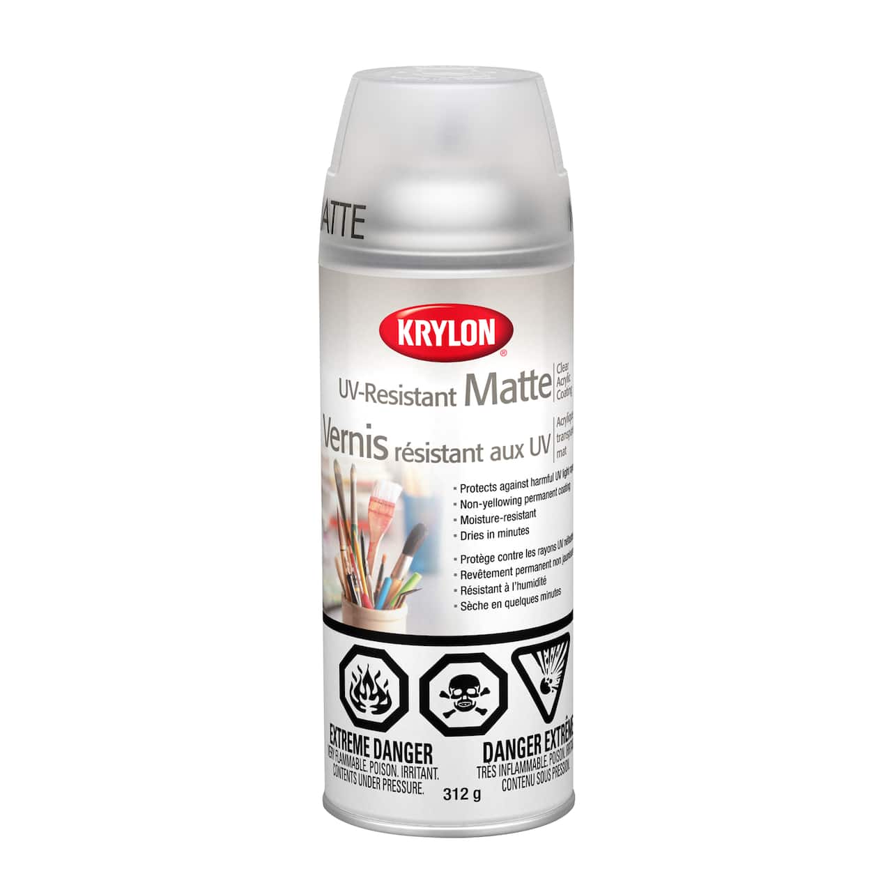 Krylon® UV-Resistant Matte Clear Coating
